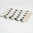 thumbnail image 5 of DecorAvenue Hand Block Printed Mud Cloth Bed Throw Blanket - 100% Cotton Boho Sofa Couch Cover, Ethnic Tribal Design, Decorative Blanket for Living Room Bedroom (50x70 Inch, Pattern 12), 5 of 10