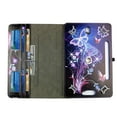 thumbnail image 5 of Galaxy Butterfly for Samsung Galaxy Tab E/3 Lite 7-inch Tablet Case Universal Android Cases 360 Rotating Folio Stand Protector Pu Leather Cover Travel e-reader Card Cash Slots Multiple Viewing Angles, 5 of 5