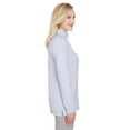 thumbnail image 4 of Devon & Jones CrownLux Performanceâ„¢ Ladies' Clubhouse Micro-Stripe Quarter-Zip - DG480W, 4 of 4