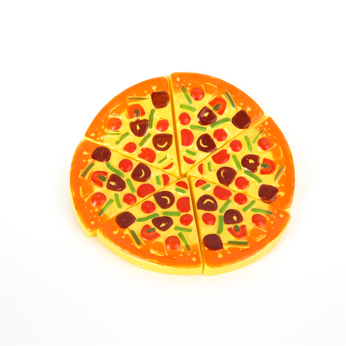 Seyurigaoka 6Pcs Kids Toy Pretend Role Play Kitchen Pizza Food Cutting Sets Children Gift - image 1 of 6