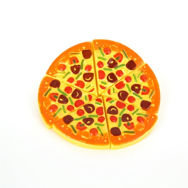 Seyurigaoka 6Pcs Kids Toy Pretend Role Play Kitchen Pizza Food Cutting Sets Children Gift
