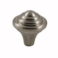 thumbnail image 2 of 10326SN Essentiels Résidentiels Bouton de Cabinet Champignon - Nickel Satiné, 2 of 4