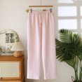 thumbnail image 4 of Kaemgyyd Pajama Pants for Women Lounge Comfy Drawstring Pj Bottoms Pants Cute Stripe Sleepwear with Pockets, 4 of 4