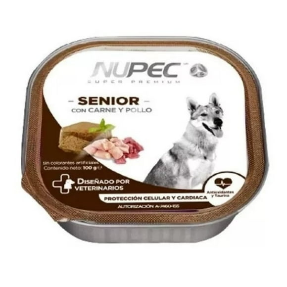 Alimento Húmedo Nupec Alimento Húmedo Wet Senior 4 Latas De 100 Grs