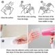 thumbnail image 3 of Kitchen Door Hooks Transparent Adhesive Waterproof Reusable Towel Wall Hooks, 3 of 5