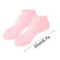 thumbnail image 2 of Silicone Moisturizing Foot Care Socks, Reusable Foot Covers for Dry Skin Care Beach Home Spa Pedicure and Everyday Foot Routine Pink, 2 of 7
