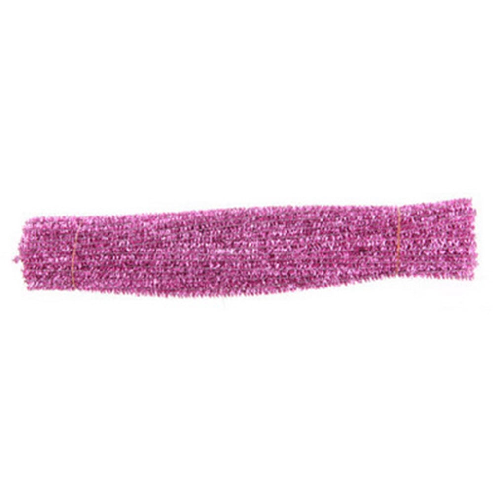 100PCS/Set 30cm Glitter Chenille Stems Pipe Cleaners Kids Toys DIY Craft Supplies Crafting DIY Kids Educational Toys