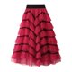 thumbnail image 2 of Txlixc Falda de TUL de estilo femenino de longitud media Txlixc  moda, 2 of 3