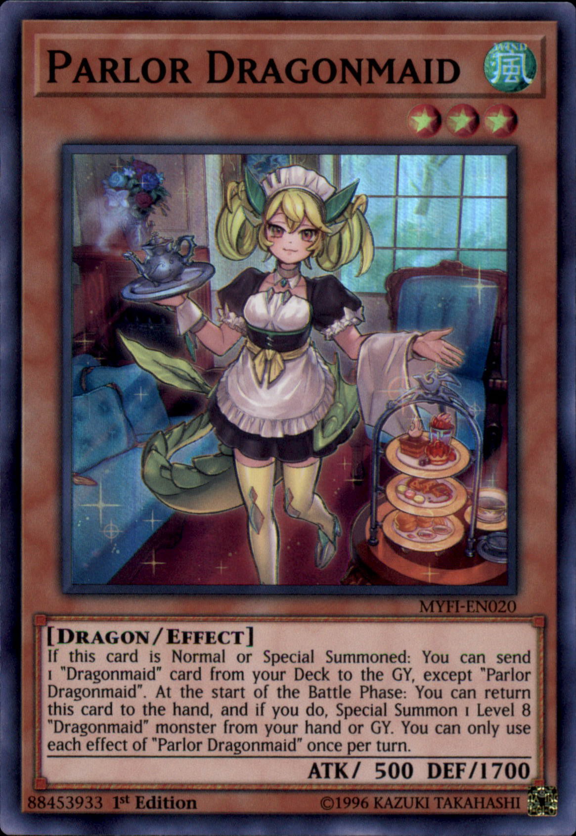MYFI-EN020 1st Edition Super Rare Parlor Dragonmaid YUGIOH 