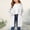 White, variant on Ankola Girls Solid Color Hooded Zip Up Long Coat, Casual Pocket Sweatshirt Jacket for Teen Girls 5-14 Years