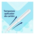 thumbnail image 2 of Tampones Saba V-Largo súper plus con aplicador de cartón flujo súper abundante 10 pzas, 2 of 6