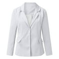 thumbnail image 2 of Gubotare Womens Casual Blazers Open Front Long Sleeve Work Office Jackets Blazer (White,XXL), 2 of 5