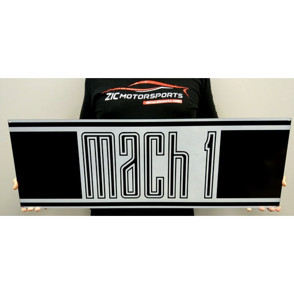 2021 Mustang Mach 1 Logo Metal Sign