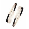 Kitsch XL Snap Hair Clips Barrettes for Women, 2 Pack, Rose Gold