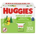 thumbnail image 1 of Toallitas para bebés Huggies Natural Care Sensitive 99% de agua 352 unidades, 1 of 9