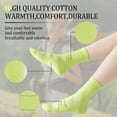 thumbnail image 5 of YOMYM Crew Socks for Women, Hiking Athletic Running Walking Cushioned Compression Cotton Socks 8 Pairs, 5 of 10