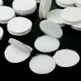 thumbnail image 2 of 500 Velcro points, 20mm Velcro points, adhesive points, Velcro, self-adhesive, white, 2 of 6