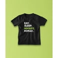 thumbnail image 4 of Tstars Boys' Hockey T-Shirt - Presents for Hockey Lovers Players - Youth Ice Hockey Gift - L, Black, 4 of 5