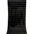 thumbnail image 1 of Nvzi Paquete de 5 cortinas de fondo de papel de aluminio de 39,37 x 78,74 pulgadas, serpentinas de oropel para decoración de fiestas de cumpleaños,fiesta de discoteca, color negro, 1 of 4