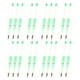 thumbnail image 2 of 20x Bolígrafos creativos imprimibles CUTICAT para dibujo de oficina En Clas Verde, 2 of 8