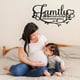 thumbnail image 5 of Billuyoard Estilo único Familia donde la vida comienza el amor nunca termina palabra signo decoración de pared adecuado para cualquier ocasión Decoración del hogar, 5 of 6