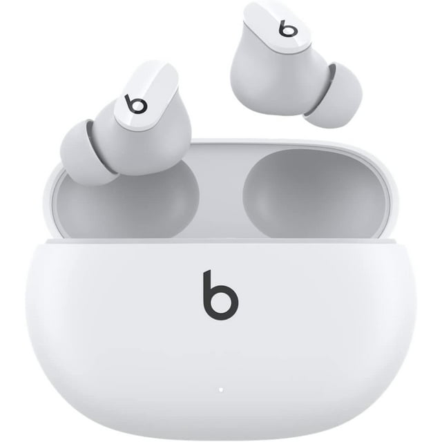 Écouteurs-boutons True Wireless à Réduction de Bruit Restored Beats Studio - Bluetooth Classe 1, 8 Heures d'Écoute, Résistants à la Sueur, Microphone Intégré - (Blanc)