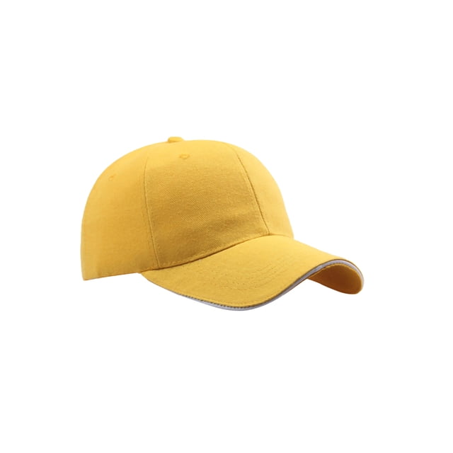 Minnieouse Gorra Unisex de 1 Uds., gorra de béisbol de algodón lisa informal, gorra ajustable con Cierre trasero para mujeres y hombres, gorra de Hip Hop, Sombreros amarillo Minnieouse AP1291-09B