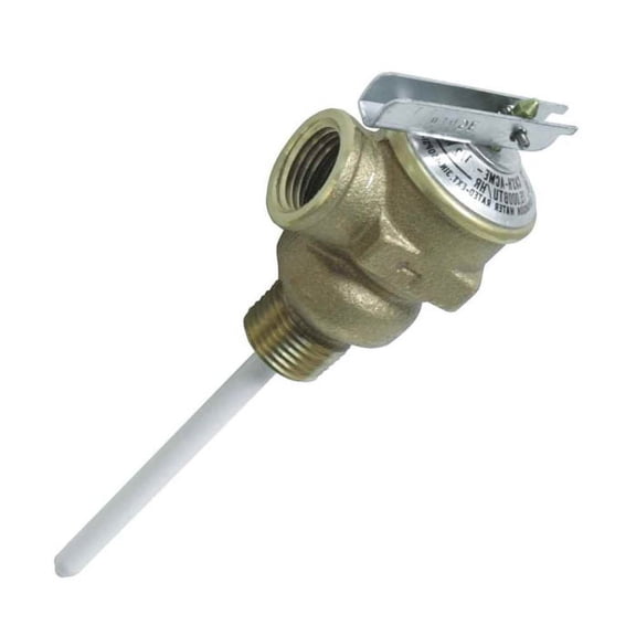 Camco 10423 Temperature & Pressure Relief Valve - 1/2" Valve w/4" Probe