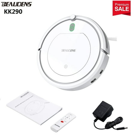 BEAUDENS KK290 Robot Vacuum Cleaner Sweeping and Mopping Robotic Vacuum Cleaning Dust and Pet Hair, 800Pa Strong Suction and App Control, Route Planning on Hard (Best Kitchen Planning App)