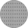 thumbnail image 1 of Ahgly Company Indoor Square Patterned Platinum Silver Gray Area Rugs, 3' Square, 1 of 6