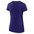 thumbnail image 3 of Women's G-III 4Her by Carl Banks  Purple Colorado Rockies Heart Graphic Fitted T-Shirt, 3 of 5