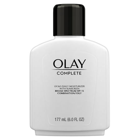 Olay Complete Lotion Moisturizer with SPF 15 Oily, 6.0 fl (Best Face Lotion With Spf For Oily Skin)