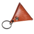 thumbnail image 1 of WEUVEB Guitar Pick Holder 1Pcs Orange Triangle Keychain for Organizing Picks, 1 of 6