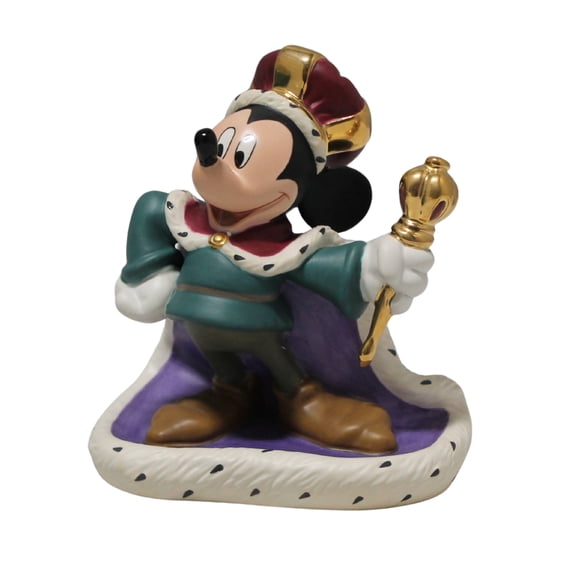 Open Box WDCC Figurine Mickey Mouse - Long Live the King, The Prince and the Pauper - Mint in Box