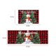 thumbnail image 3 of ¡Ofertas navideñas en liquidación! PRETXORVE - Juego de 2 tapetes y alfombras navideñas para cocina, antideslizantes, con base para suelo, decoración navideña (40,6 x 60,9 cm + 40,6 x 122,9 cm), 3 of 6