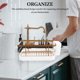 thumbnail image 2 of 1 juego de organizador de encimera de cocina, escurridor de platos y cubiertos., 2 of 7