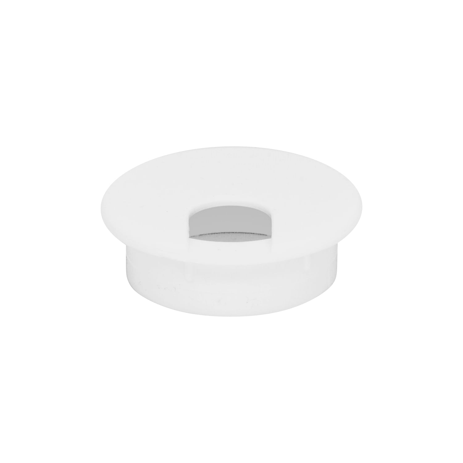 Rok Hardware Round ABS Plastic Grommet, 2" (51mm) Diameter, White