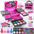 thumbnail image 1 of Kit de maquillaje GORISPI Kids para niñas, 66 piezas, lavable con funda de 3 a 12 años, 1 of 7