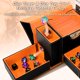 thumbnail image 2 of Deck Box, bandeja de dados y torre 2 en 1 para MTG Commander, color negro y naranja, 2 of 6