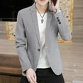 thumbnail image 3 of 2024 High Quality Stylish and Handsome Korean Men‘s Jacket Casual Suit Single Korean Men‘s Suit Plankton Handsome Coat  M-3XL, 3 of 6