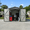 Gray, variant on Mintazer 10×6ft Outdoor Motorcycle Storage Shed with Window, Large Garden Tool Storage Building for Backyard Lawn Patio, Light Gray