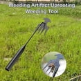 thumbnail image 2 of Garden Weed Pulling Tool, 4 Teeth Manganese Steel Hand, 2 of 5