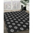 thumbnail image 3 of Ahgly Company Machine Washable Indoor Rectangle Transitional Night Black Area Rugs, 7' x 10', 3 of 7