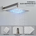 thumbnail image 4 of LED Shower Head Wall Monted/Ceiling Shower Head Brass Without Shower Arm, 4 of 6