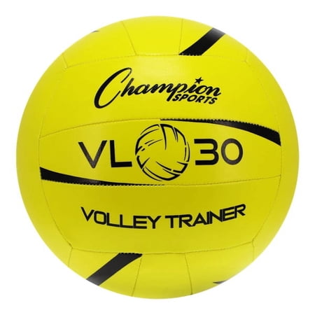 Champion Sports Training Volleyball Size 10 Indoor and Outdoor with Soft Hand-Sewn Nylon Panels - Large Lightweight Volleyballs for Practicing Recreation - Premium Equipment and Gear