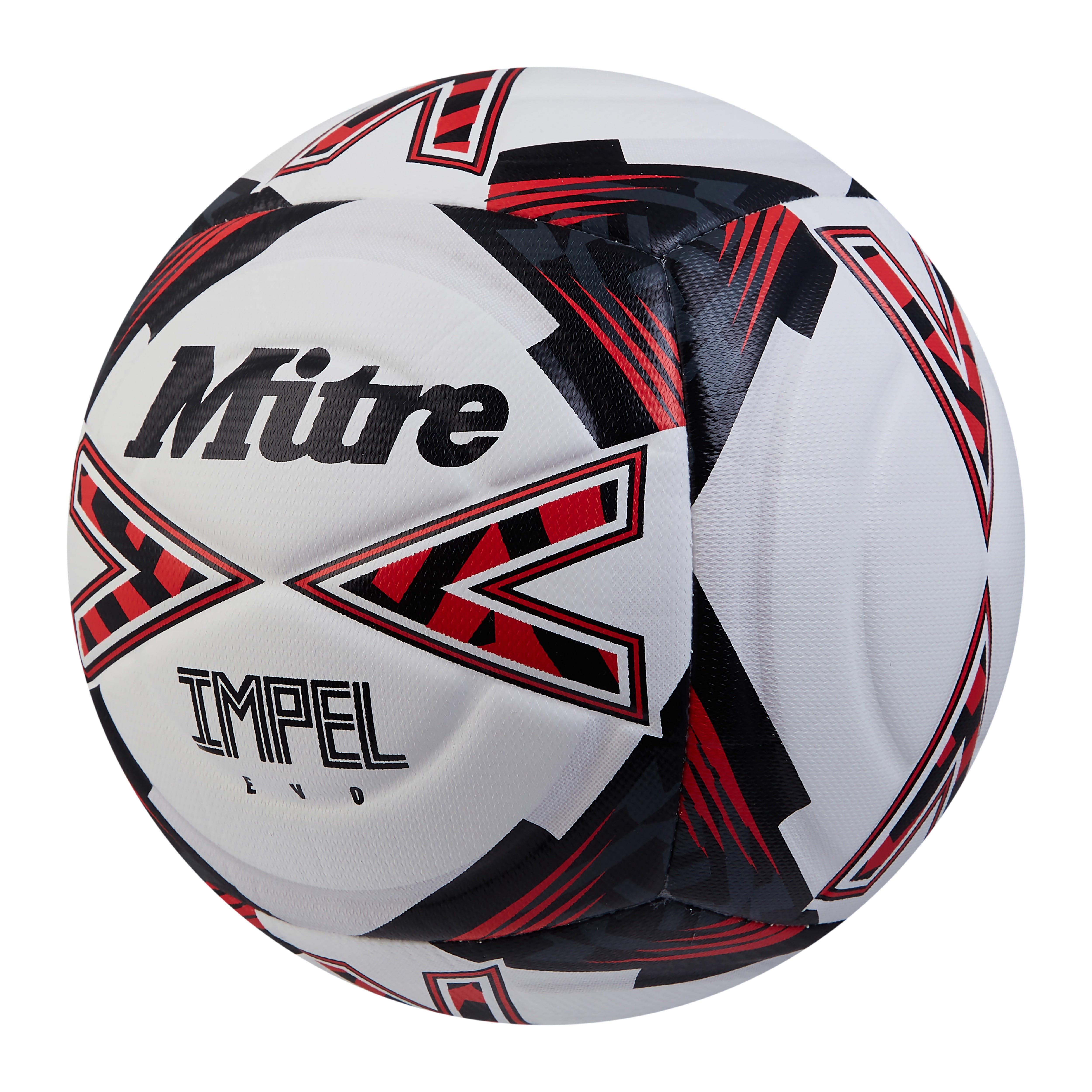Mitre Impel Evo Training Soccer Ball – All-Weather Performance for Grass or AstroTurf – Soft-Touch Foam & Hyperflow Grooves – Size 3,4,5