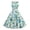 AA-Light Blue463, variant on Sleeveless Wrap V Neck Vintage Midi Dress for Women Floral Print A-Line Swing Spring Tea Party Gown