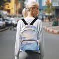thumbnail image 7 of JIALIOU Mini Backpack Purse for Women Quilted Casual Daypack Small Travel Shoulder Bag, Dolphin in Glowy Sea, 7 of 7