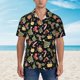 thumbnail image 2 of Fotbe Christmas Tree Decoration Camisa Hawaiana para Hombre Unisex – Camisa Casual de Verano con Botones de Manga Corta de Algodón y Lino,XX-Large, 2 of 7