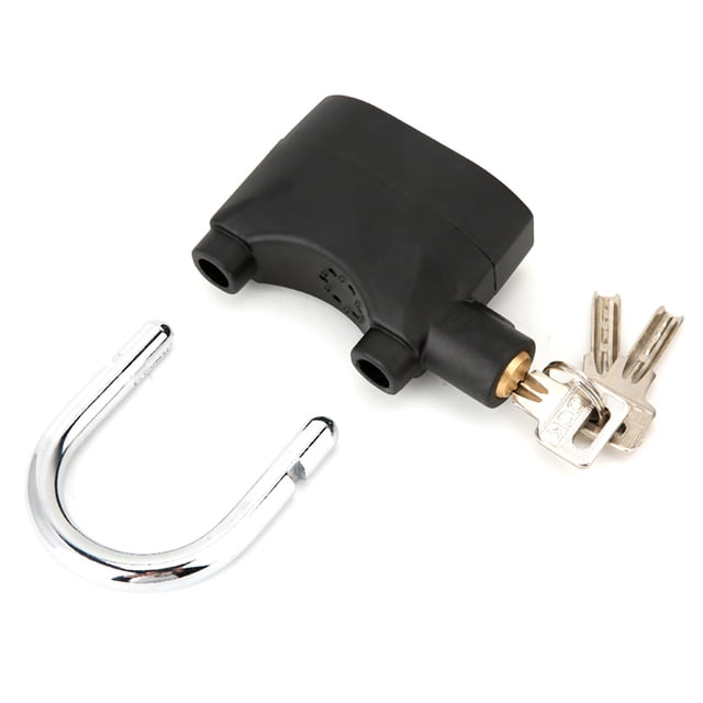 Candado Antirrobo Bling Bling Negro con Alarma 110db